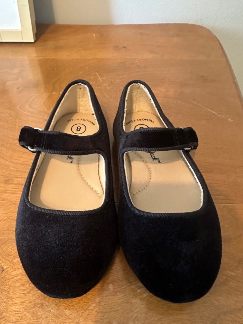 Cat & Jack Velvet Mary Jane Shoe 8T